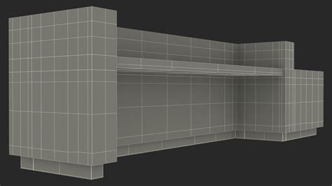 Reception Desk Modern 3D Model $19 - .3ds .blend .c4d .fbx .max .ma ...