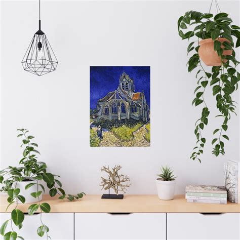 Vincent Van Gogh The Church In Auvers Sur Oise View From The Etsy