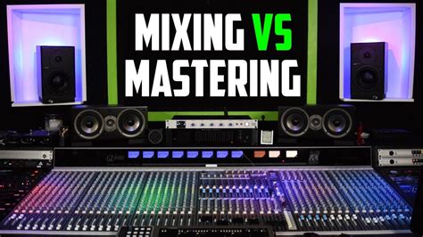 Mixing Vs Mastering Explained Youtube