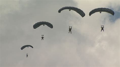 Airborne Special Forces Test New Parachute Navigation System At Ft