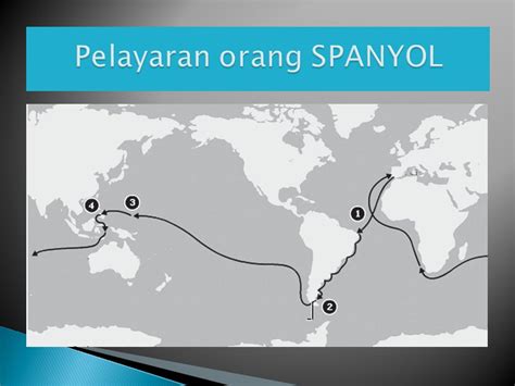 Gambar Rute Perjalanan Bangsa Spanyol Ke Indonesia Seputar Jalan