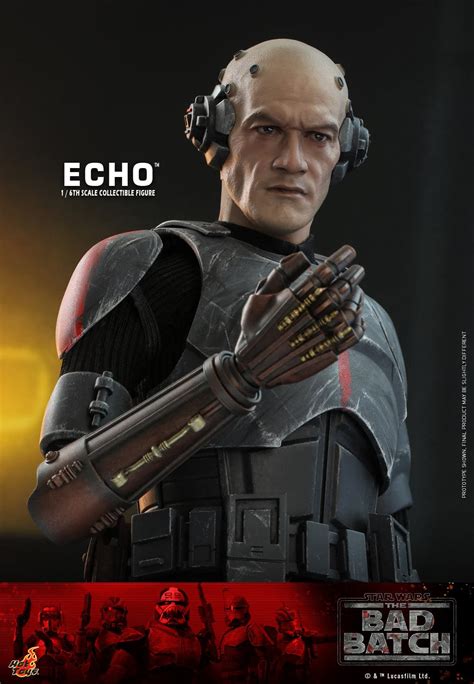 Star Wars The Bad Batch 1 6 Scale Echo Figure Deploys At Hot Toys