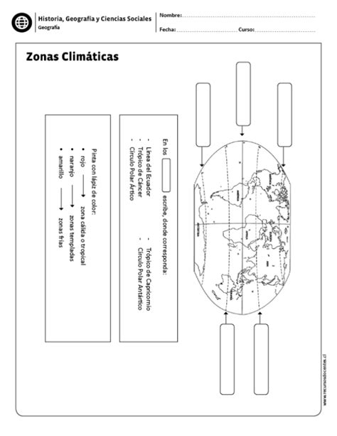 Zonas Climáticas Ciencias Sociales Actividades De Geografía Enseñanza De La Geografía