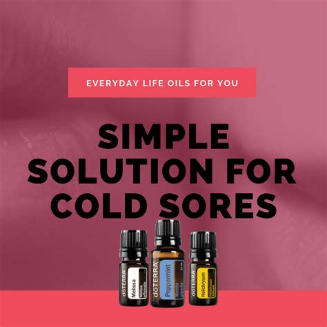 Cold Sore Solution Cold Sore Canker Sore Fever Blister