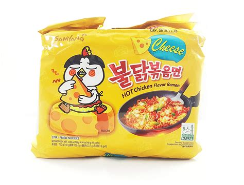 Samyang Instant Hot Chicken Ramen Cheese 140gr 5 Pak