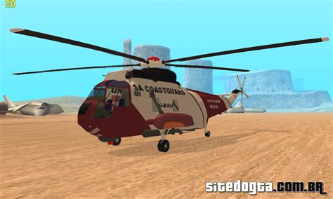 Helic Ptero Sh H Sea King Para Gta San Andreas Site Do Gta