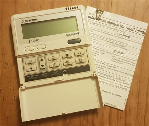 Mitsubishi Electric Wall Controller Manual