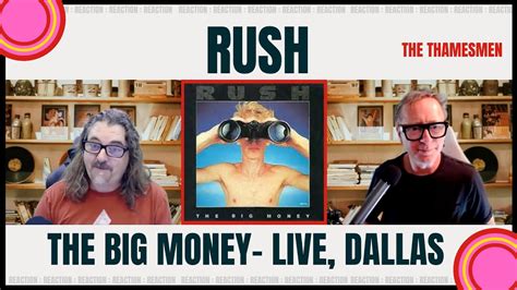 Rush The Big Money Dallas Live Amazing Bass Line Reaction Youtube