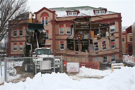 Minard Hall Wall Collapse North Dakota State University Flickr