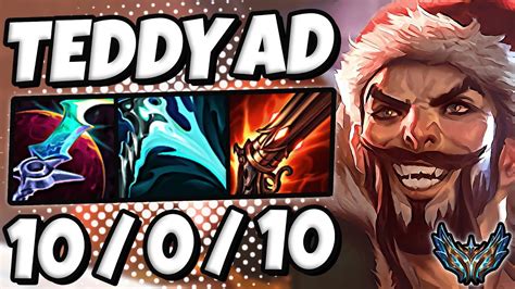 Draven Vs Sivir ADC Teddy Patch 12 14 Korea Challenger YouTube