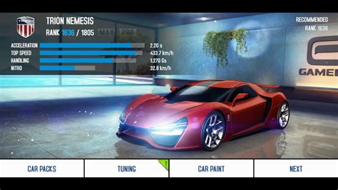 Asphalt Airborne Trion Nemesis Mastery Reward Youtube