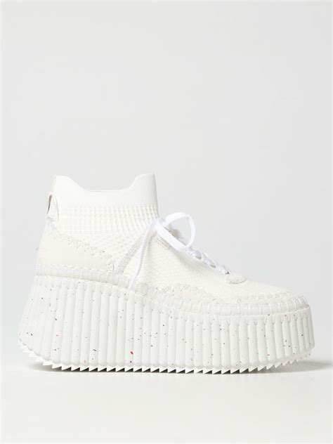 Chloé Sneakers Woman In White | ModeSens