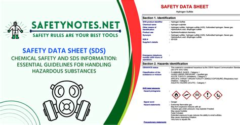 Understand What Is SDS Essential Information For Chemical Safety