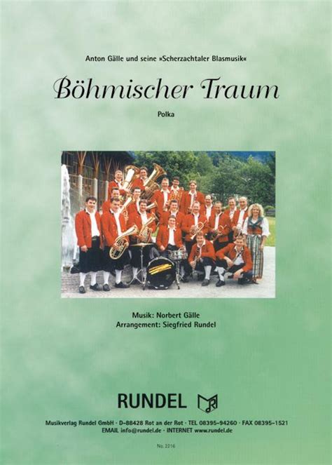 B Hmischer Traum Polka Norbert G Lle Noten Mvsr