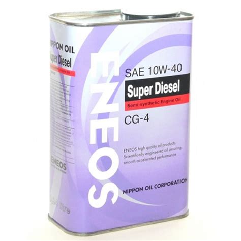 ENEOS Super Diesel CG-4 10W40 Полусинтетическое масло 940ml