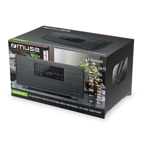 Muse Enceinte Bluetooth Muse M Btc Avec Radio Fm Cd Et Port