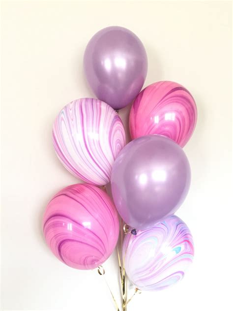 Pink and Purple Balloons Girl Balloon Bouquet Princess - Etsy