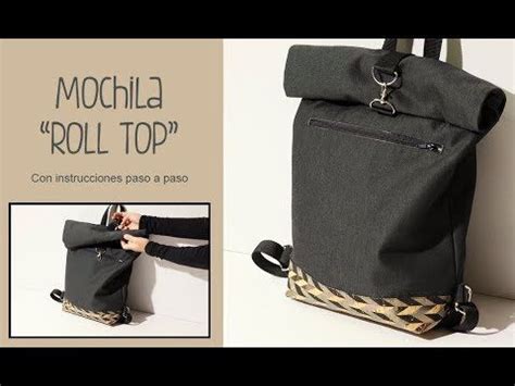 Diy Tutorial Mochila Con Bolsillo Y Asas Artofit