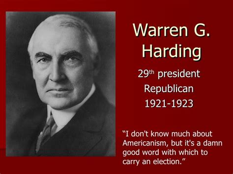 Warren Harding