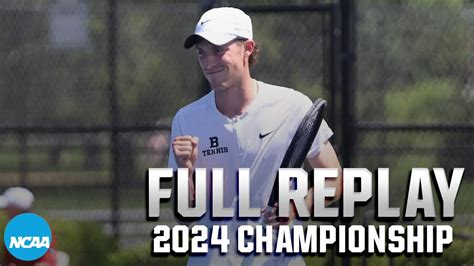 2024 Ncaa Diii Mens Tennis Individual Championships Full Replay