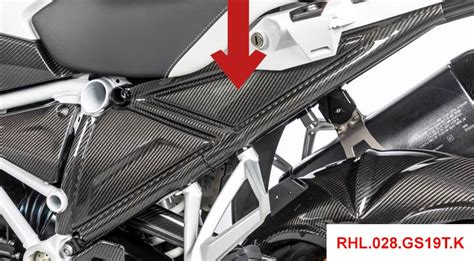 Protège Sous Cadre en Carbone côté gauche pour BMW R 1250 GS R 1250