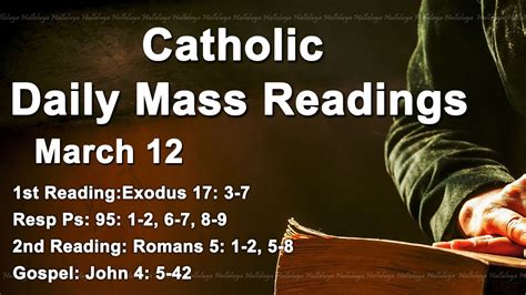 Catholic Reading For Today I Sunday March 12 2023 I Catholic Daily Mass Readings Youtube