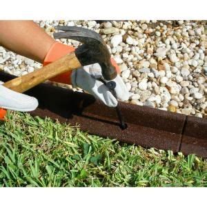 EcoBorder, 4 ft. Brown Rubber Landscape Edging, ECOBRD BRN 4FT at The ...