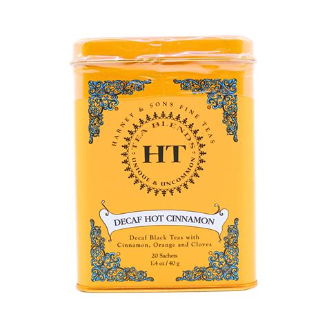 Harney Sons Decaf Hot Cinnamon Tea Ct Tin Peters Gourmet Market