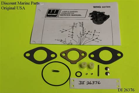 Kohler Mv18s Type 58560 Engine Whg52 Carb Kit Di 26376