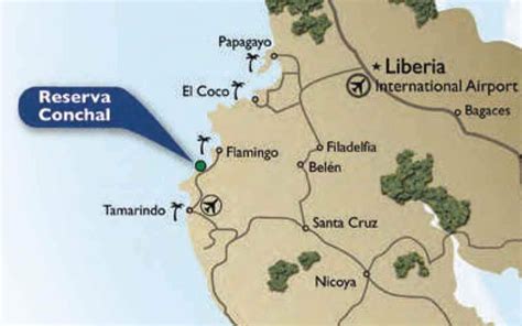 Playa Conchal Costa Rica Map - Maping Resources