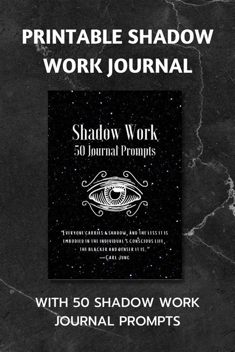 Shadow Work Journal Printable Printable And Enjoyable Learning