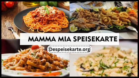 Mamma Mia Deutschland Speisekarte Preise 2024