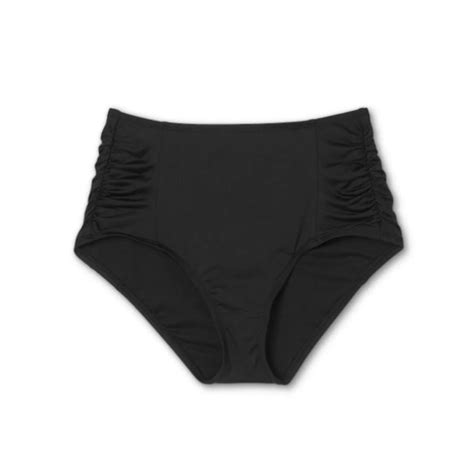 Kona Sol Swim Kona Sol Womens Paneled Shirred High Waist Medium