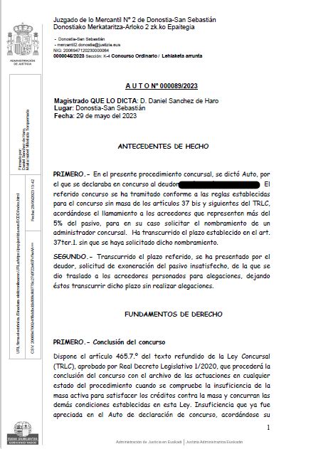 Se Cancelan Deudas Bancarias Como Consecuencia De La Imposibilidad