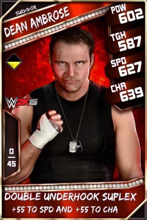 Dean Ambrose Wwe Supercard Season 1 Debut Wwe Supercard Roster