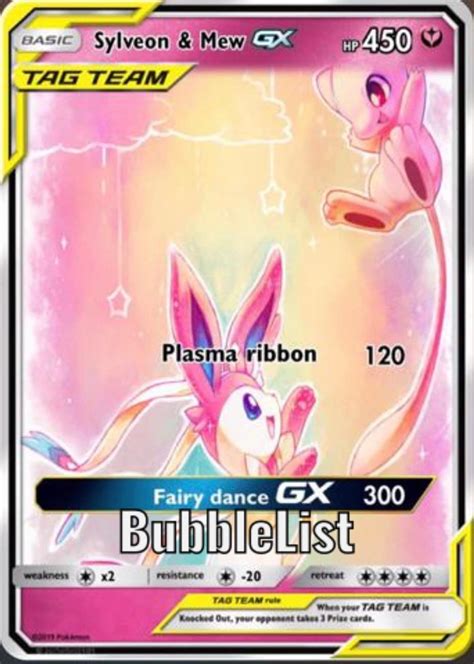 Sylveon E Mew Pikachu Ash Vmax Gaming Shining Gx Ex M Mega Etsy