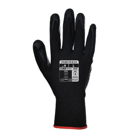 Portwest A Dexti Grip Nitrile Foam Palm Coated Gloves