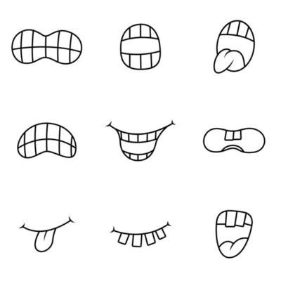 Funny Mouth Vector Art, Icons, and Graphics for Free Download