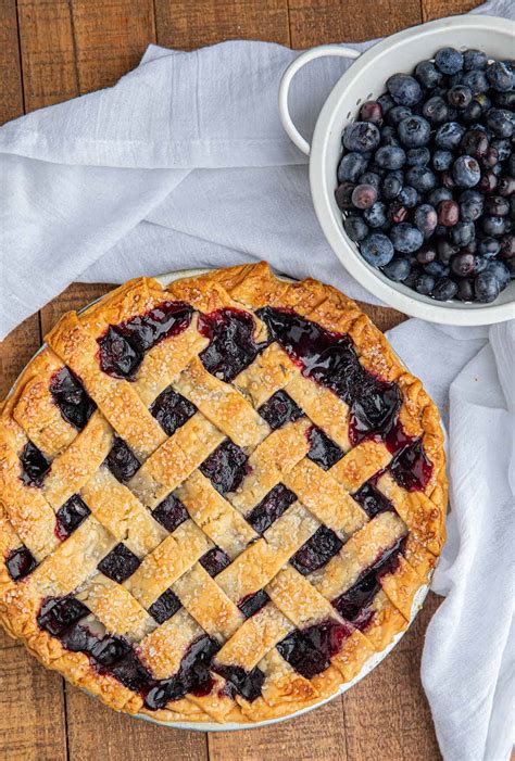 Perfectly Easy Blueberry Pie W Lattice Tutorial Dinner Then Dessert