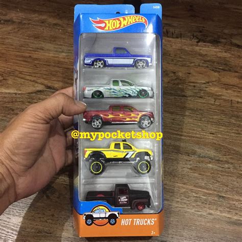 Hot Wheels 5 Pack HOT TRUCKS Toys Games Bricks Figurines On Carousell