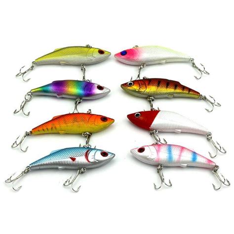 Buy Lifelike VIB Floating Fishing Lure 8cm 11 8g Pesca Hooks Fish