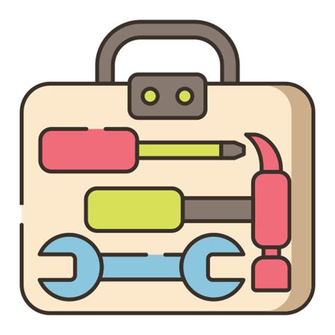 Icono De Caja De Herramientas Flaticons Lineal Color