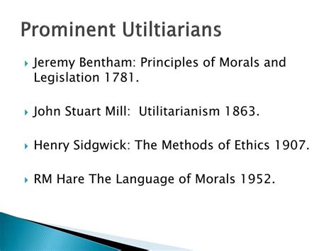 PPT Smart An Outline Of A System Of Utilitarian Ethics PowerPoint