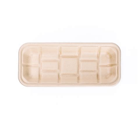 Biodegradable Fruit Vegetable And Meat Packaging Tray Disposable Pulp