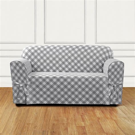 Sure Fit Buffalo Check Loveseat Slipcover Walmart