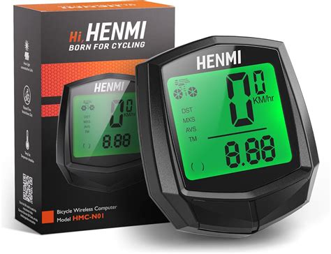 Amazon Henmi Bike Computer Waterproof Bike Odometer With Lcd