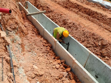 Selangor Malaysia January Underground Precast Concrete Box