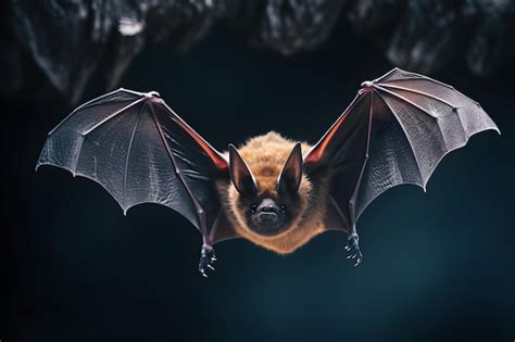 Premium Photo A Bat Flying In The Air