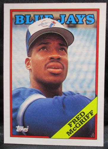 Topps Fred Mcgriff Baseball Card Ebay