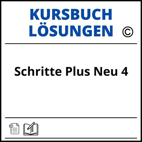 L Sungen Schritte Plus Neu Kursbuch